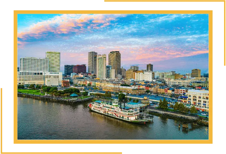Iconic French Quarter architecture in New Orleans representing MediBill RCM services in Louisiana